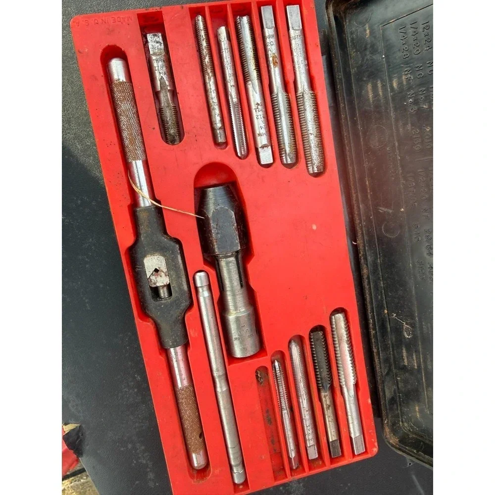 Vintage Craftsman Kromedge Tap & Die Set Model 5200 USA Thread Tool Kit